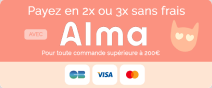 Paiement en 2x ou 3x avec Alma
